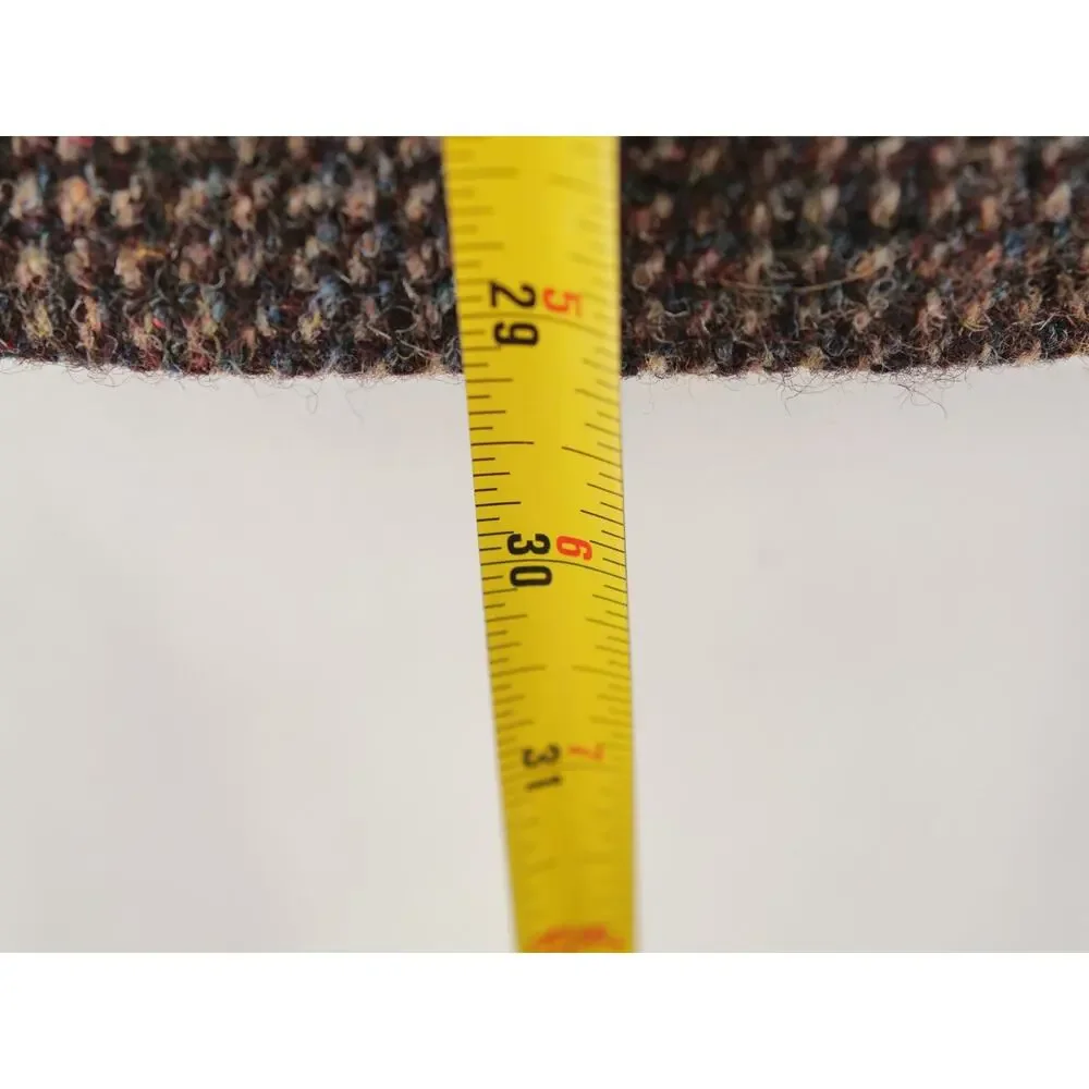 Harris Tweed Men's 38R Brown Multi Wool Tweed Blazer Sport Coat Tailored USA